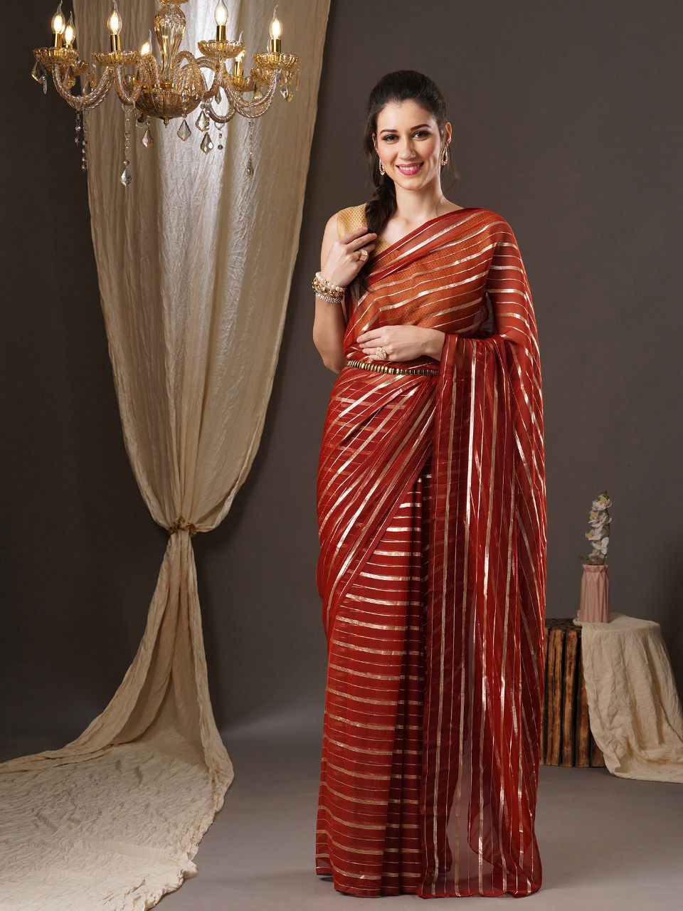 Apple Sarthi Vol 4 Fancy Designer Wholesale Party Wear Sarees
